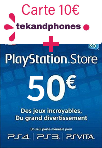 Carte Playstation store (PSN)